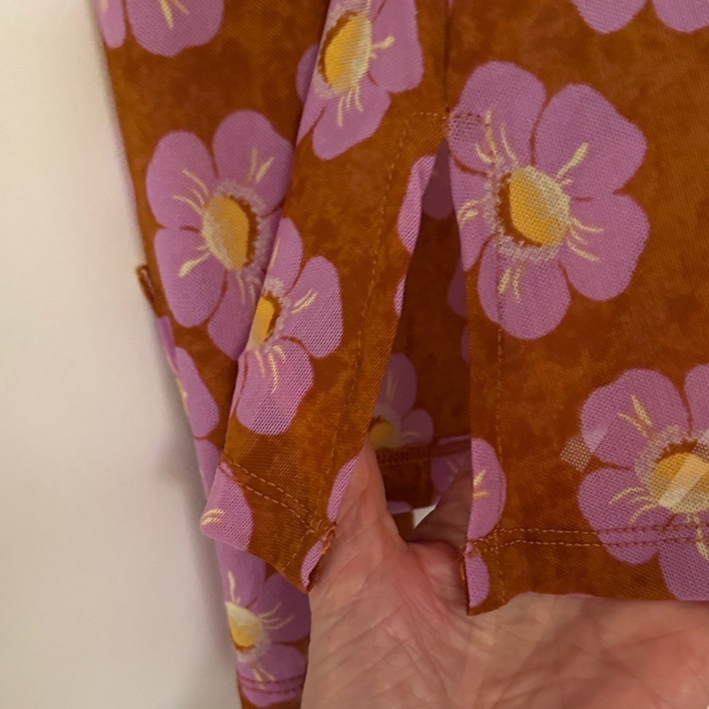 .Free People Lucky Flower Shirt XS NWT - Picture 9 of 15